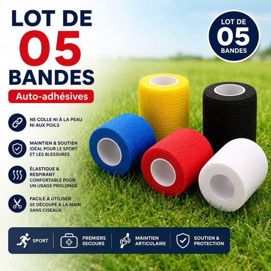 FlexBand™||     Lot de 5 Bandes Cohésives